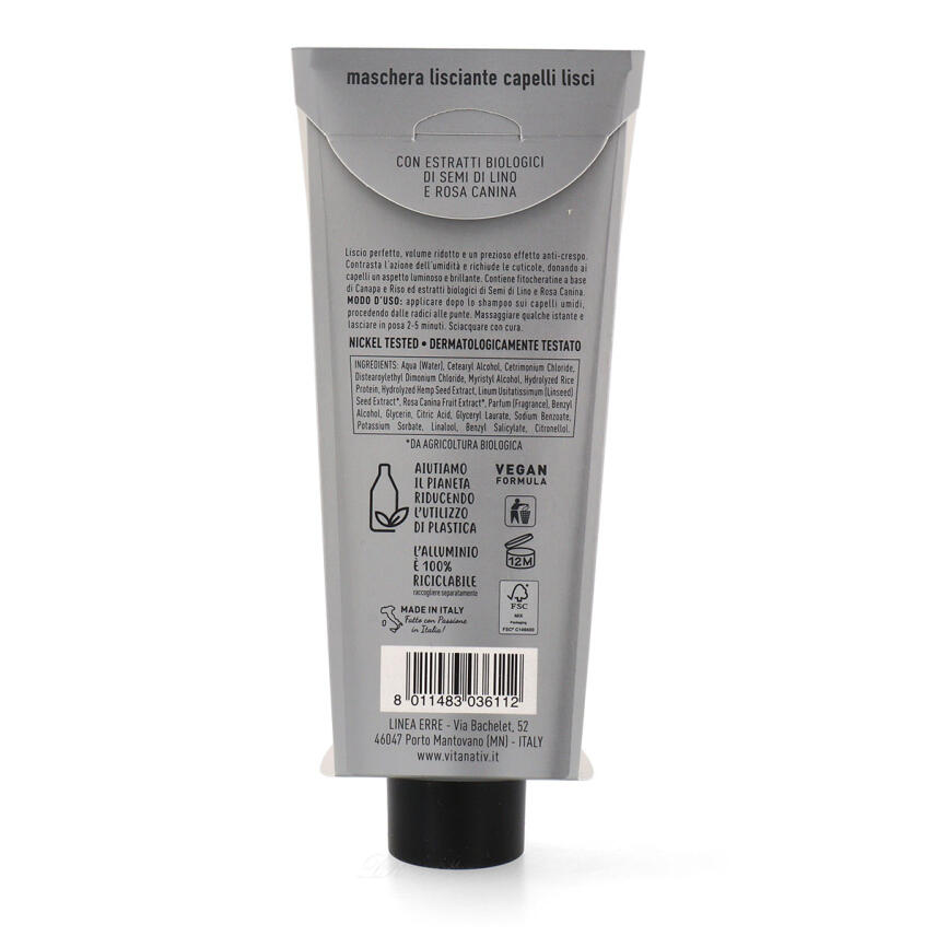 Vitanativ Haarmaske f&uuml;r glattes Haar 200 ml