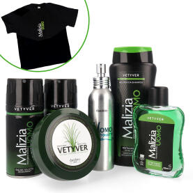 Malizia Uomo Vetyver & dambiro men Set