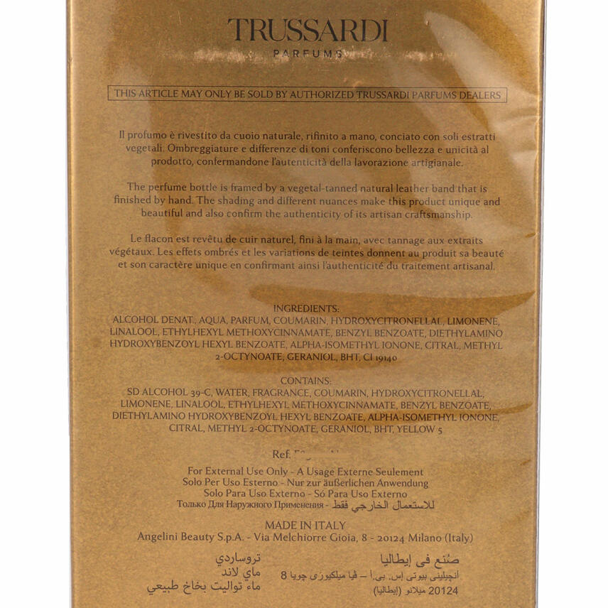 Trussardi My Land Eau de Toilette Spray 100 ml - ohne Au&szlig;enverpackung