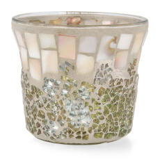 Yankee Candle Gold &amp; Pearl Crackle Teelichthalter