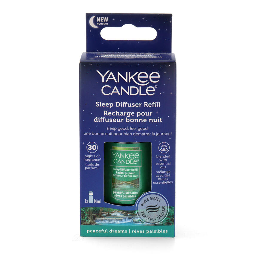 Yankee Candle Sleep Diffuser Nachf&uuml;ll Peaceful Dreams 14 ml