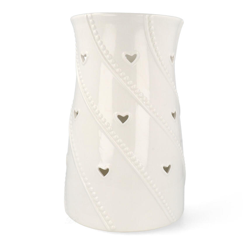 Yankee Candle White Heart Windlicht Gro&szlig;