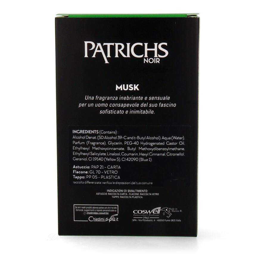 PATRICHS NOIR Musk After Shave 75 ml