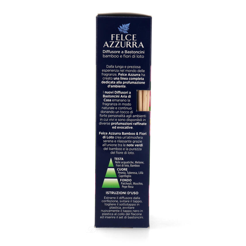 Paglieri Felce Azzurra Aria Casa Raumduft Diffusor Bambus &amp; Lotusbl&uuml;te 120 ml