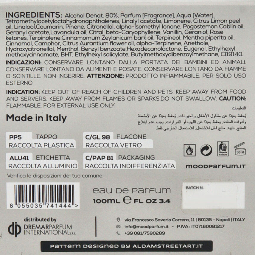 Mood Vigorous Eau de Parfum Intense 100 ml unisex