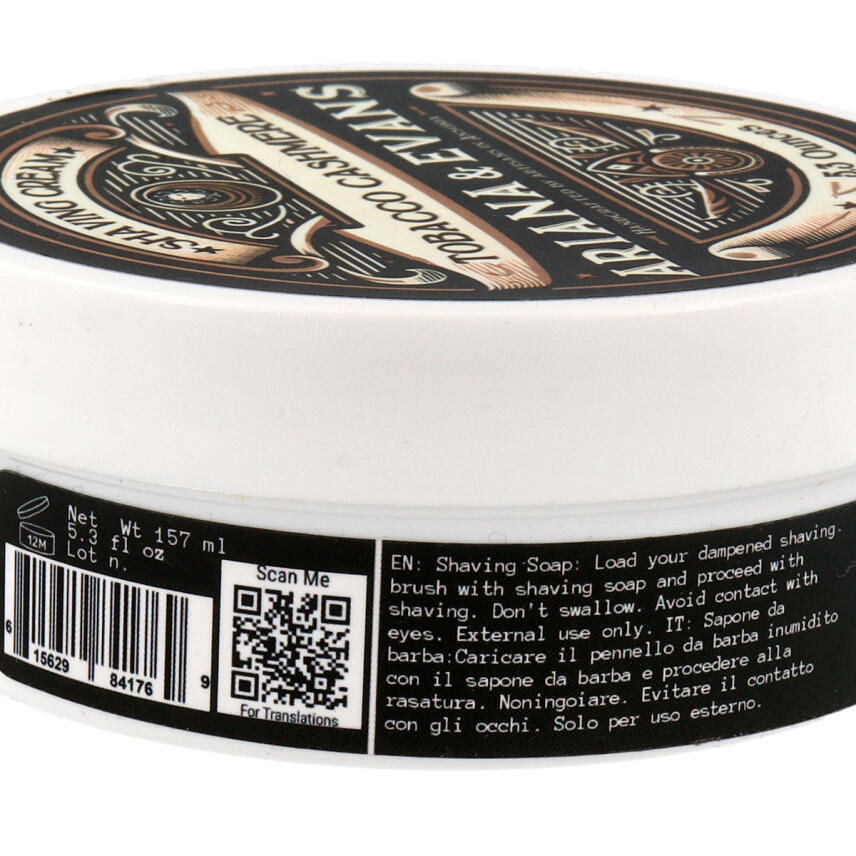 Ariana &amp; Evans Rasierseife Tobacco Cashmere 157 ml