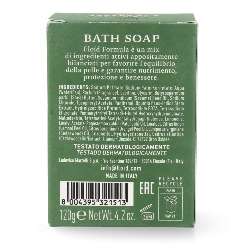 FLOID Badeseife Vetyver Splash 120 g