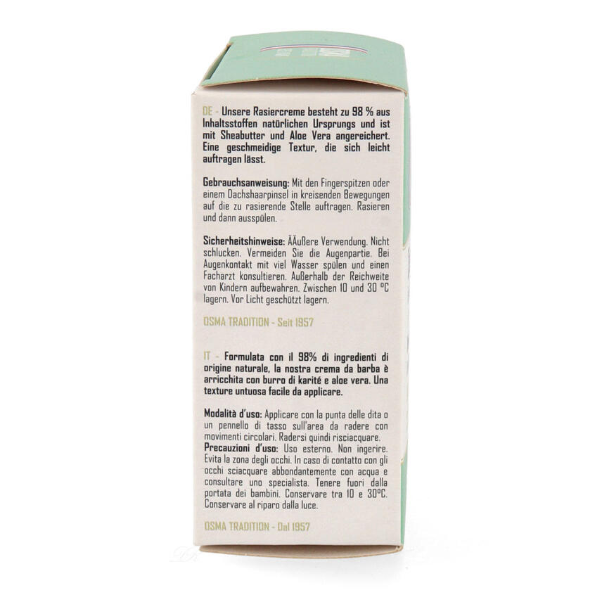 Osma Rasierseife Mint 100 ml