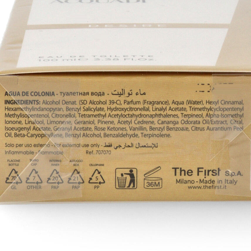 Acquadi Desire Eau de Toilette f&uuml;r Damen 100 ml vapo