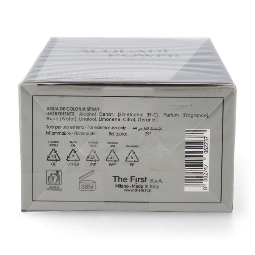 Acquadi Power Eau de Toilette f&uuml;r Herren 100ml