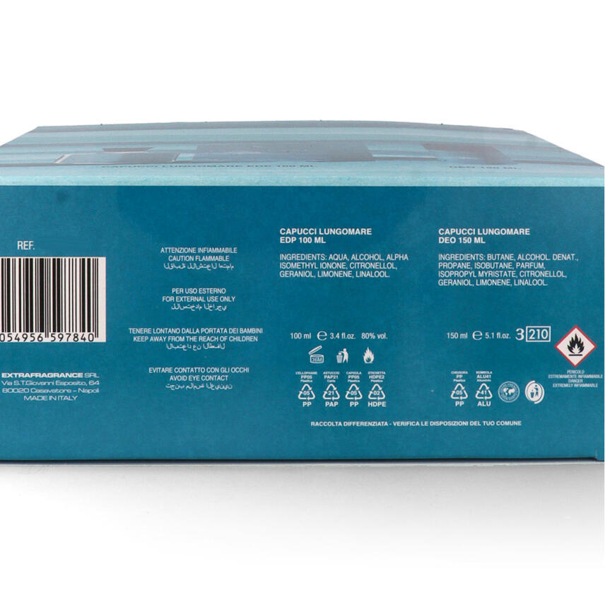 Capucci Geschenkset Lungomare Eau de Parfum 100 ml  &amp; Deodorant 150 ml