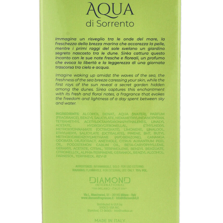 Aqua di Sorrento Sirea Eau de Parfum f&uuml;r Damen 100 ml