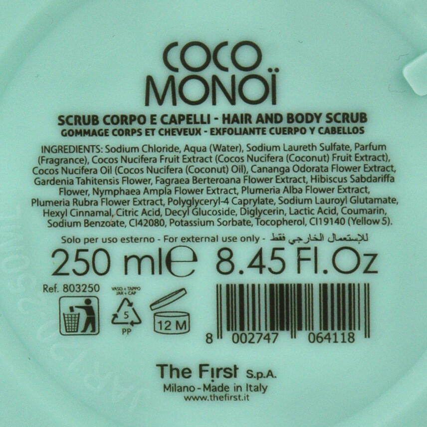 Coco Monoi Hair &amp; Body Scrub 250 ml