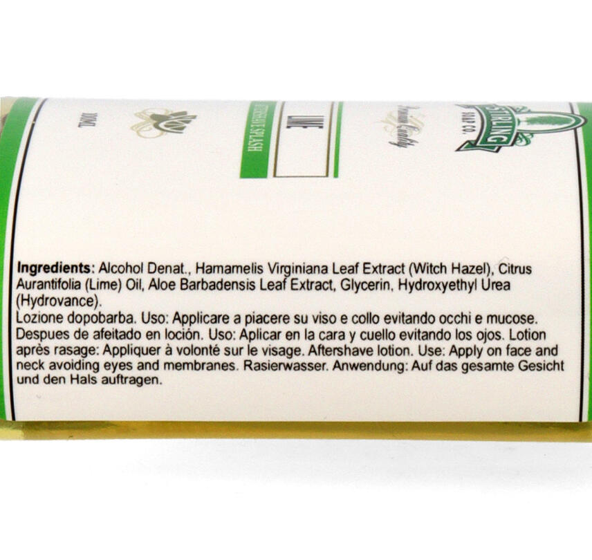 Stirling Soap Company After Shave Lime 100 ml