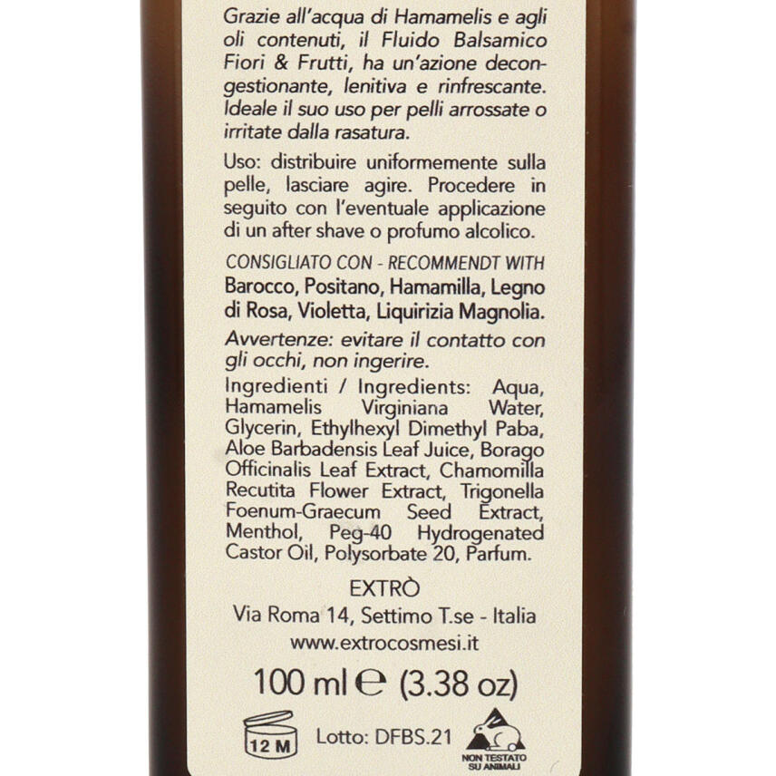 Extro Fiori &amp; Frutti Balsam 100 ml ohne Alkohol