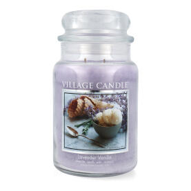 Village Candle Lavender Vanilla Duftkerze Großes Glas 602 g