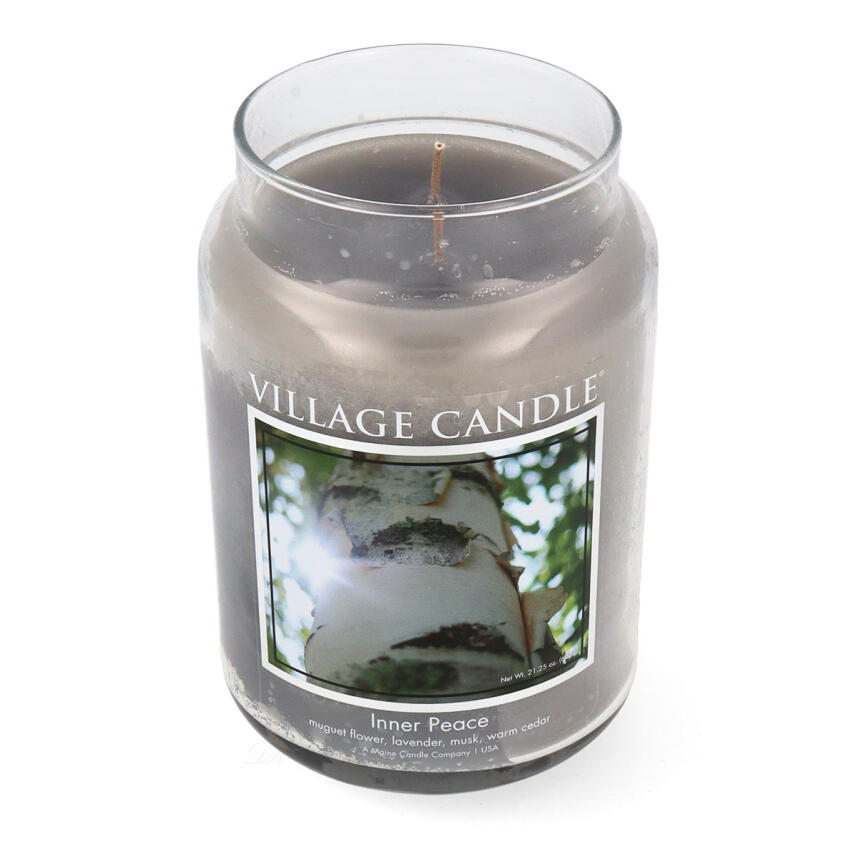 Village Candle Inner Peace Duftkerze Gro&szlig;es Glas 602 g