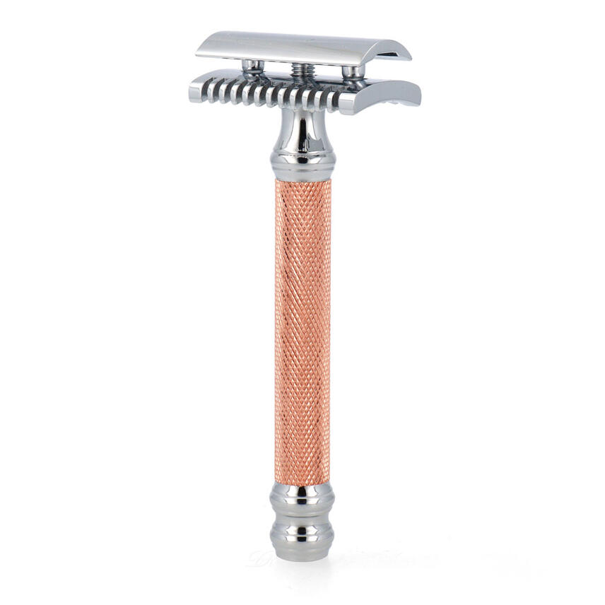Parker Rasierhobel Rose Gold offener Kamm 63C