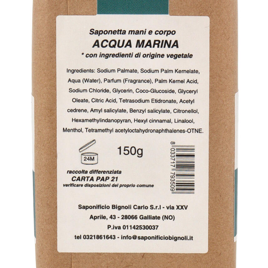 Saponificio Bignoli Acqua Marina Seife 150 g