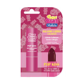 Malizia Bon Bons Pop Kiss Lippenbalsam Kirschgeschmack 3,5 ml