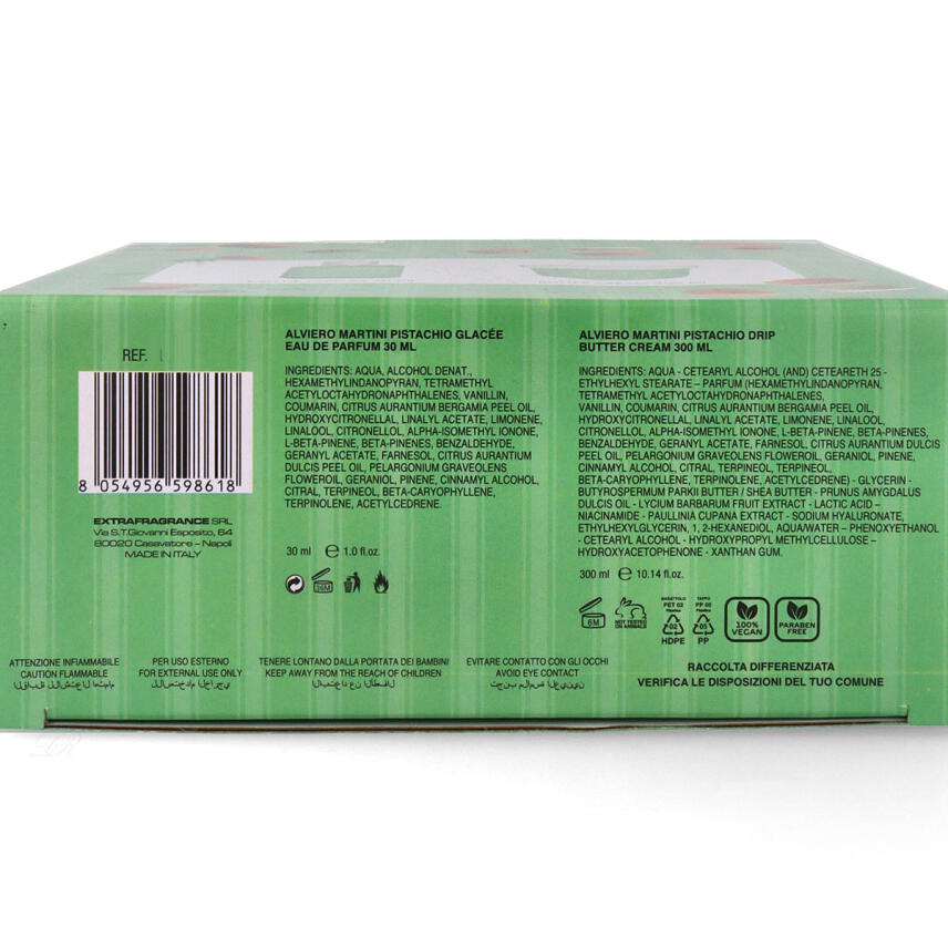Alviero Martini Geschenkset Pistachio Glacee Eau de Parfum 30 ml &amp; Butter Cream 300 ml