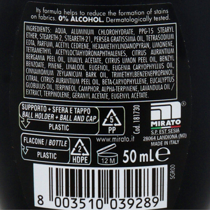 Malizia UOMO Vetyver Deo Roll-On 50 ml