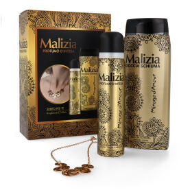 Malizia Donna Geschenkset Mirage dAmour Deodorant 100 ml, Duschgel  300 ml & Halskette