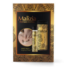 Malizia Donna Geschenkset Mirage dAmour Deodorant 100 ml, Duschgel  300 ml &amp; Halskette