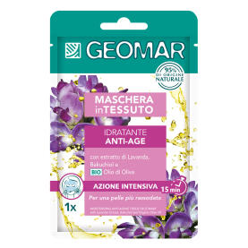 GEOMAR Anti Age Textil Gesichtsmaske mit Lavendel und...