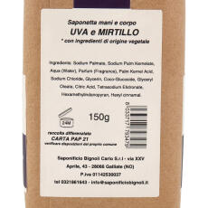 Saponificio Bignoli Uva e Mirtillo Seife 150 g