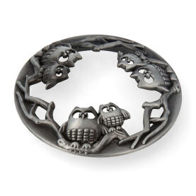 Purple River Owl Burning Cap Kerzenaufsatz