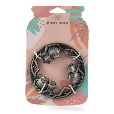 Purple River Owl Burning Cap Kerzenaufsatz