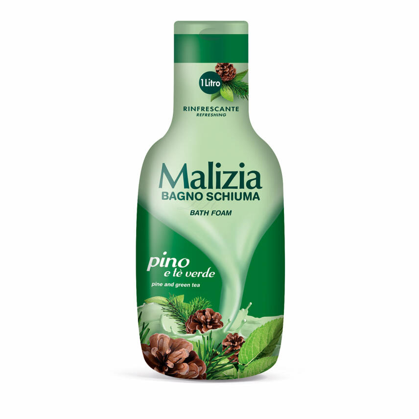 Malizia Bath-Foam pine &amp; green tea - 1000ml