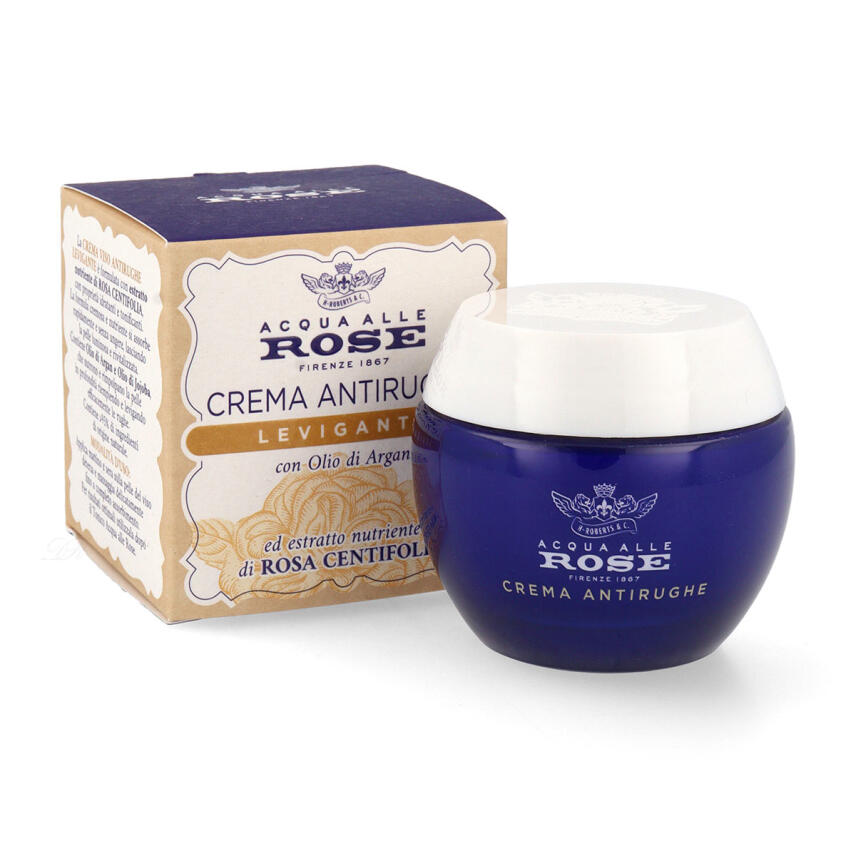 Acqua alle Rose Anti Falten Gesichtscreme Levigante mit Argan&ouml;l 50 ml