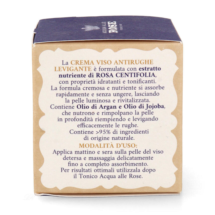 Acqua alle Rose Anti Falten Gesichtscreme Levigante mit Argan&ouml;l 50 ml
