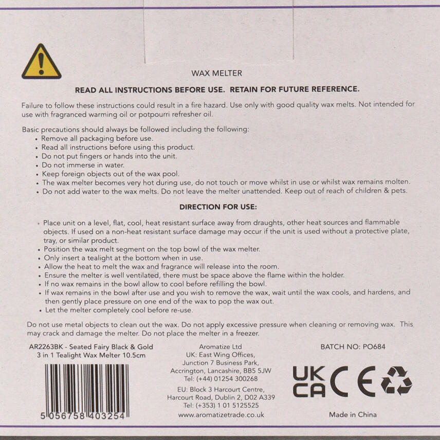 Aroma Accessories Duftlampe Fairy f&uuml;r Duftwachs