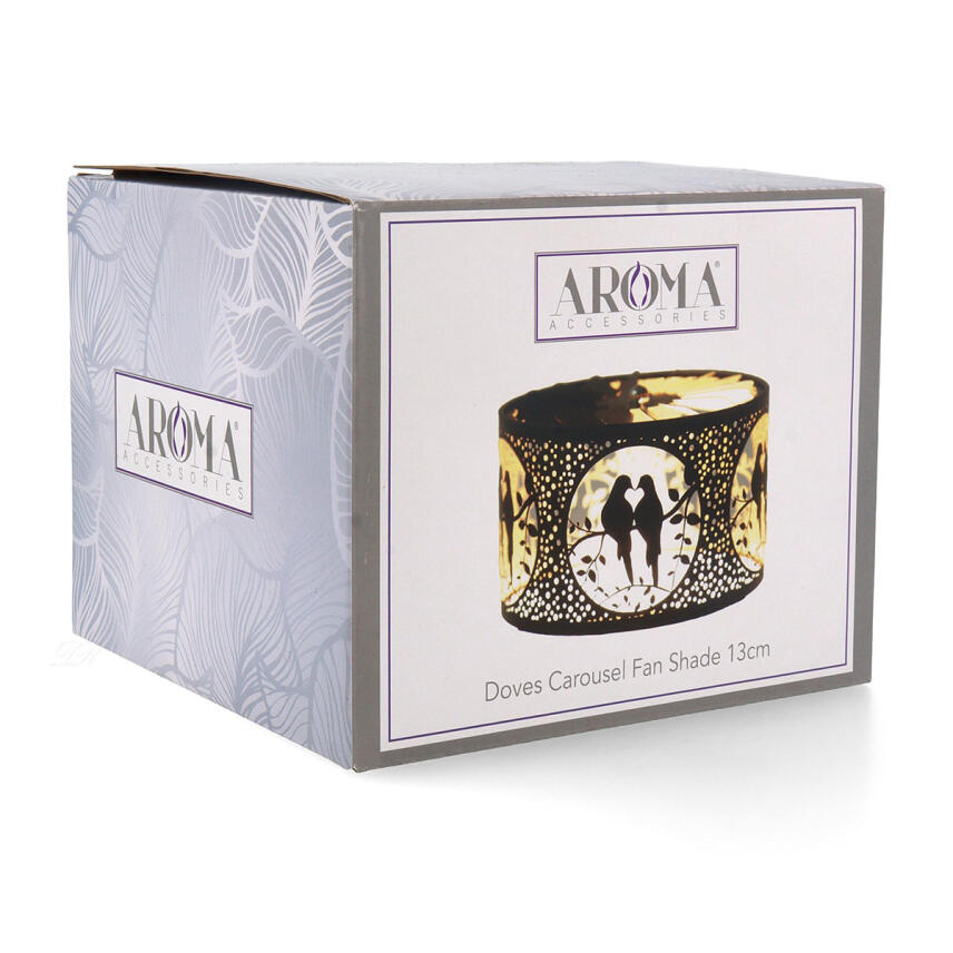 Aroma Accessories Karussellschirm Doves f&uuml;r Kerzengl&auml;ser