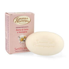 Spuma di Sciampagna Perle di Seta e Vaniglia Seife 90 g