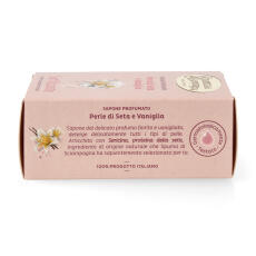 Spuma di Sciampagna Perle di Seta e Vaniglia Seife 90 g