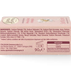 Spuma di Sciampagna Perle di Seta e Vaniglia Seife 90 g