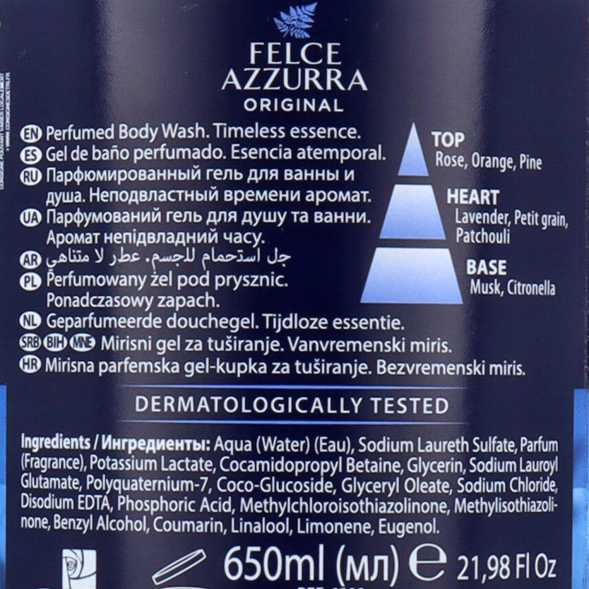 Paglieri Felce Azzurra Bath Foam Original 650 ml