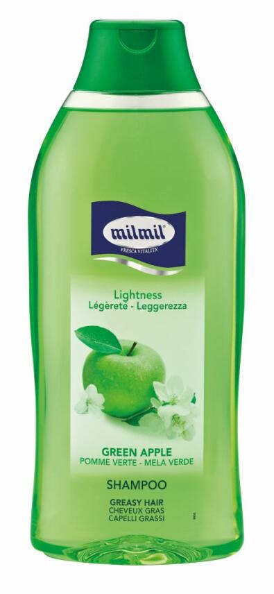milmil Cream Shampoo Green Apple 750 ml
