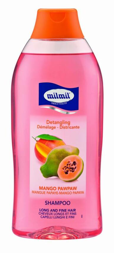 milmil Exotic shampoo Tropical Jojoba 750ml . Mango + Papaya