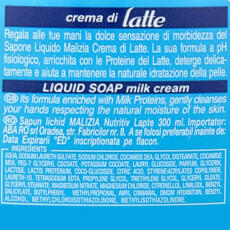 MALIZIA MILCH - Crema di Latte Fl&uuml;ssigseife 300ml Spender