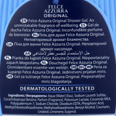 Paglieri Felce Azzurra Shower Gel Original 250 ml