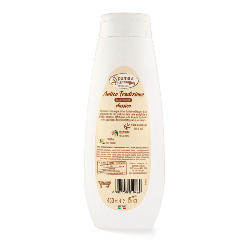 Spuma di Sciampagna Antica Tradizione Badeschaum 450 ml