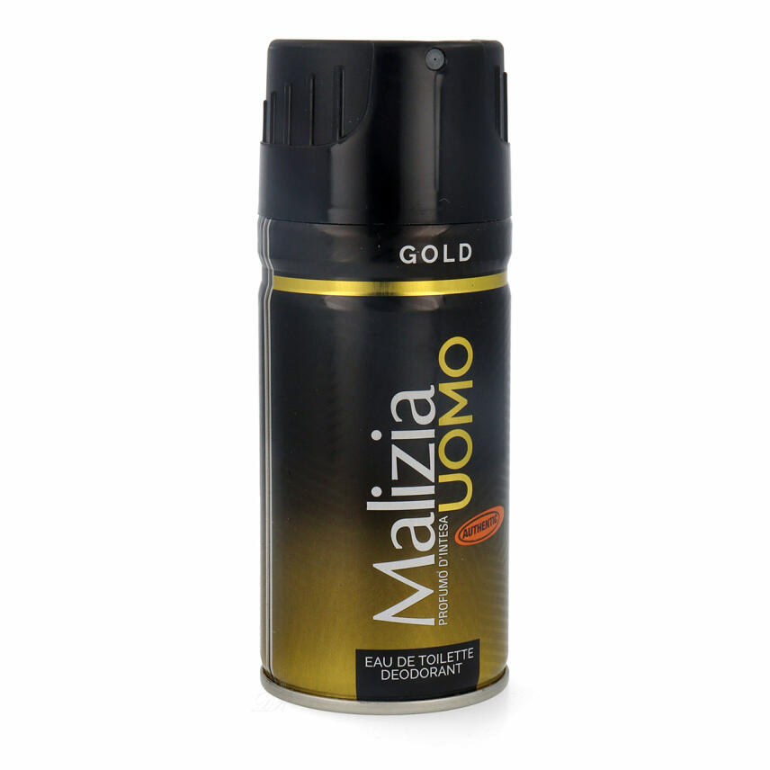 MALIZIA UOMO GOLD - deo spray bodyspray 12x 150ml