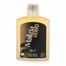 MALIZIA UOMO GOLD  Aftershave Tonic Lotion for men 100 ml