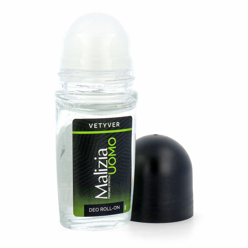Malizia UOMO Vetyver Set Eau de Parfum 50 ml, Deodorant 150 ml &amp; Deo Roll-On 50 ml