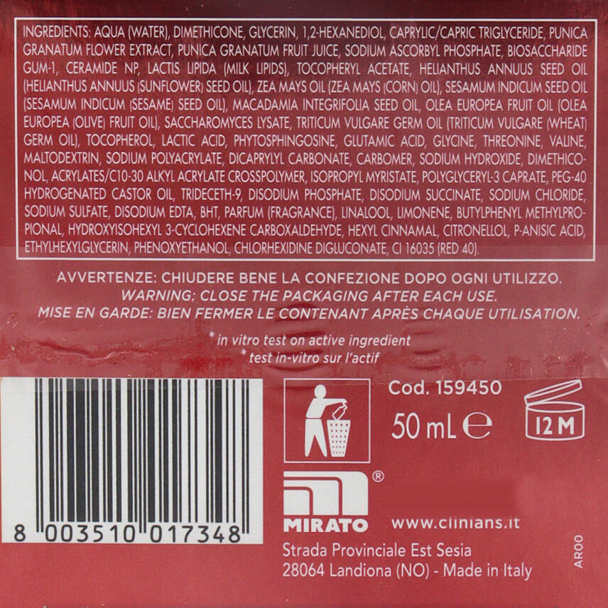 Clinians Straffende Nachtcreme Granatapfel 50 ml